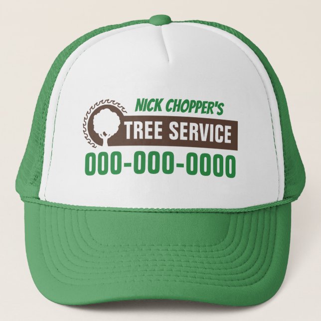 Gorra De Camionero Tree Service Trucker Hat (Anverso)