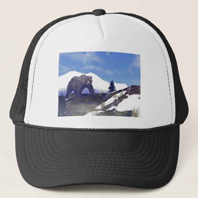 Gorra De Camionero Treeline Grizzly (Anverso)
