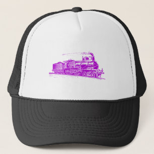 Gorra De Camionero Tren 03 - Púrpura