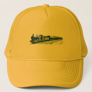 Gorra De Camionero Tren de cosecha - Verde oscuro