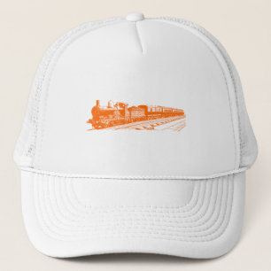 Gorra De Camionero Tren de época - Naranja