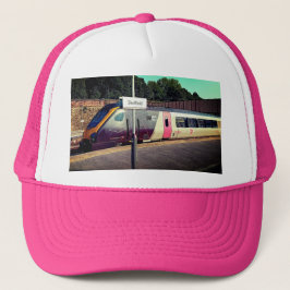 Gorra De Camionero Tren de Maroon