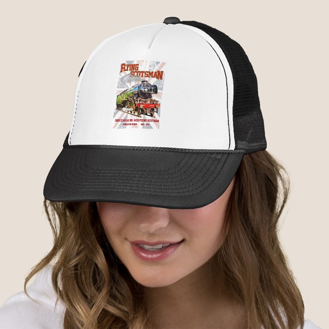 Gorra De Camionero Tren de vapor de Escocia volante Locomotora ingles (Subido por el creador)