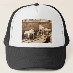 Gorra De Camionero Tren del elefante de Ringling Bros de la