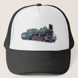 Gorra De Camionero Tren del motor de vapor