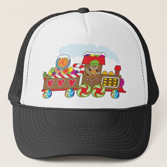 Gorra De Camionero Tren del pan de jengibre (Anverso)