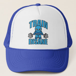 Gorra De Camionero TREN INSANE Kawaii Weightlifter Diciembre entrenam
