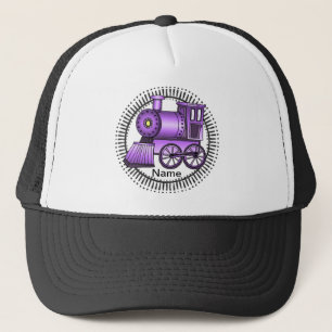 Gorra De Camionero Tren púrpura