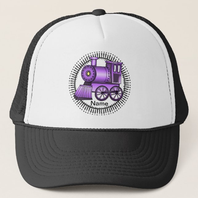 Gorra De Camionero Tren púrpura (Anverso)
