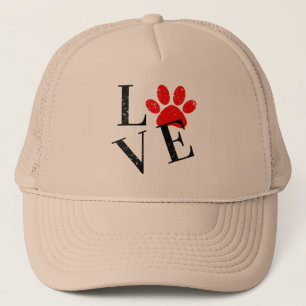 GORRA DE CAMIONERO TRENDY LOVE DOG MOM PAW