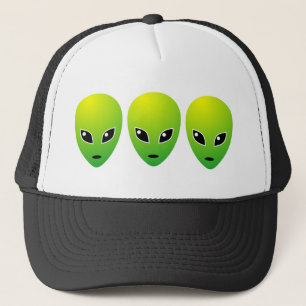 Gorra De Camionero Tres Alienados Verdes