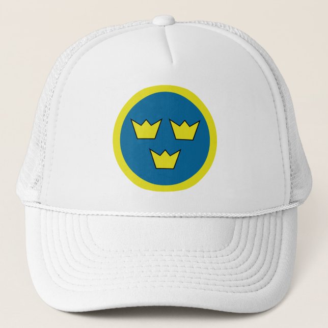 Gorra De Camionero Tres coronas suecas (Anverso)