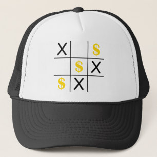 Gorra De Camionero Tres en línea con Dólar