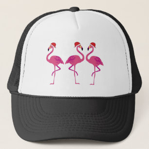 Gorra De Camionero Tres flamencos Navidades