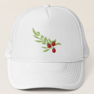 Gorra De Camionero Tres mariquitas afortunadas