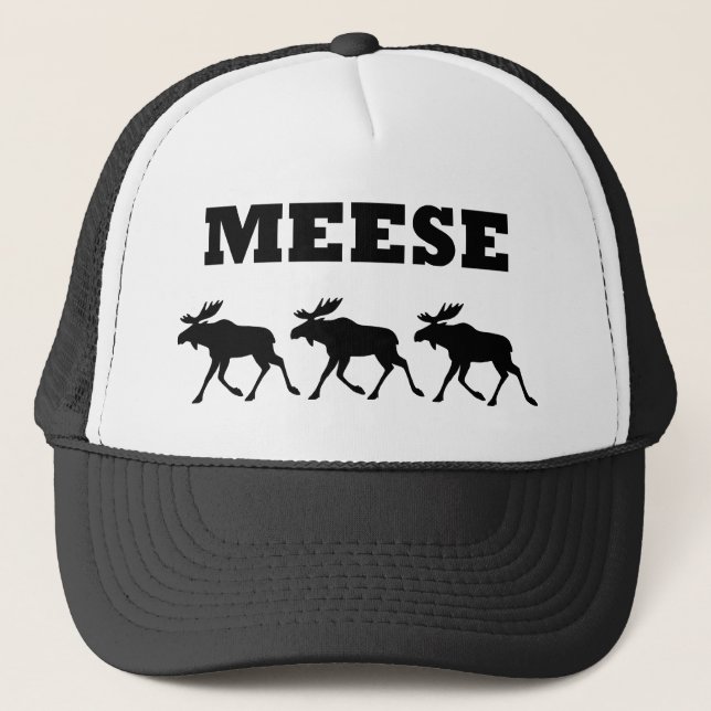 Gorra De Camionero Tres Meese divertido (Anverso)