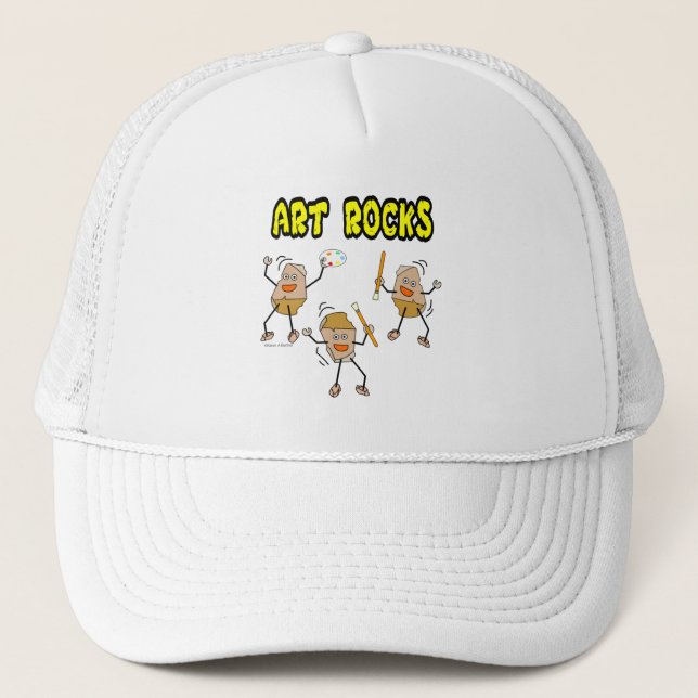 Gorra De Camionero Tres rocas de arte (Anverso)