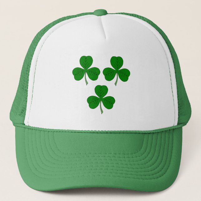 Gorra De Camionero Tres Shamrock (Anverso)