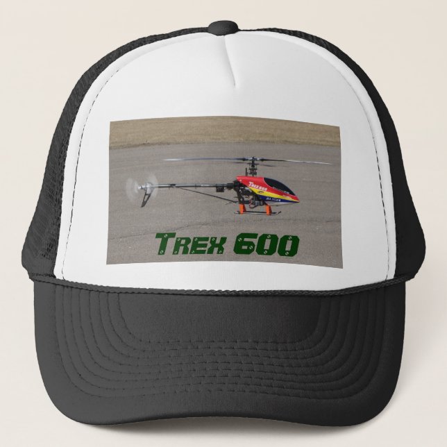 Gorra De Camionero Trex 600 RC Helicopter Hovering (Anverso)