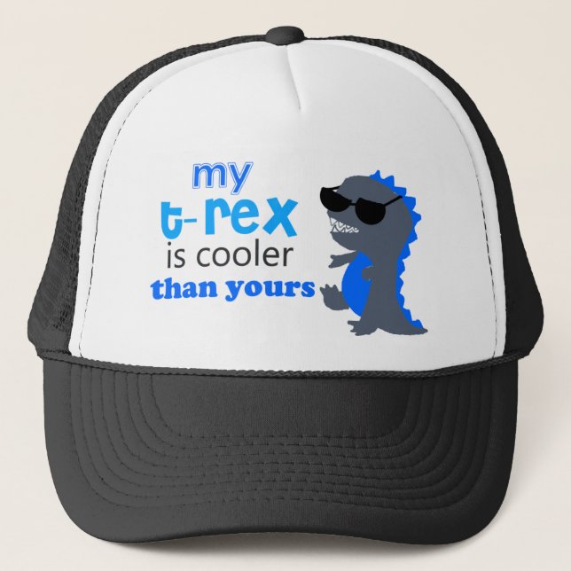 Gorra De Camionero Trex de la camisa del dinosaurio de T-rex (Anverso)