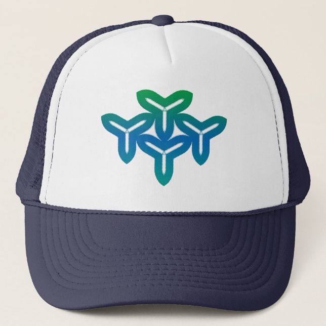 Gorra De Camionero Tri-blade gótico (Anverso)