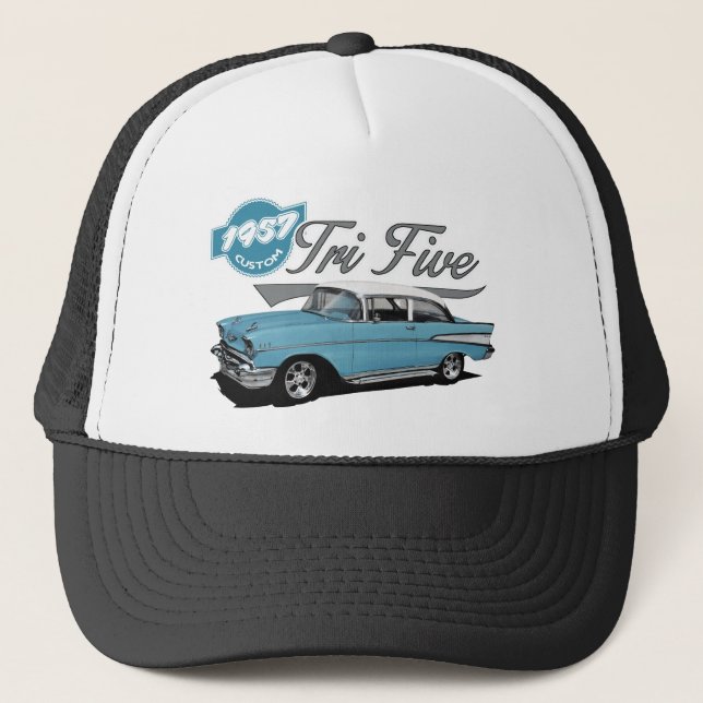 Gorra De Camionero Tri Blue Five (Anverso)