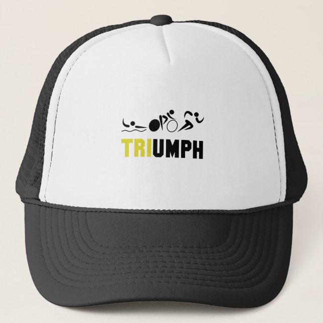 Gorra De Camionero Tri Triumph (Anverso)