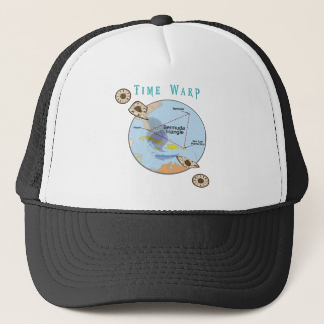 Gorra De Camionero triángulo de bermuda (Anverso)