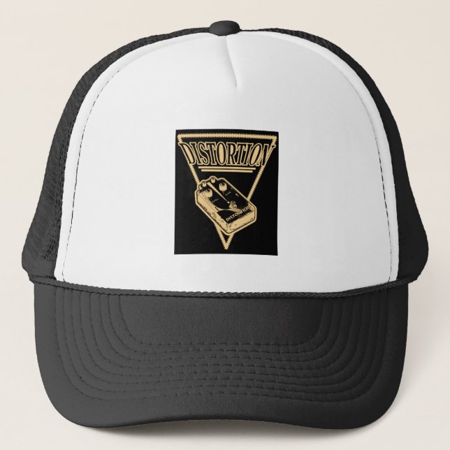 Gorra De Camionero Triángulo de distorsión - tono sepia (Anverso)