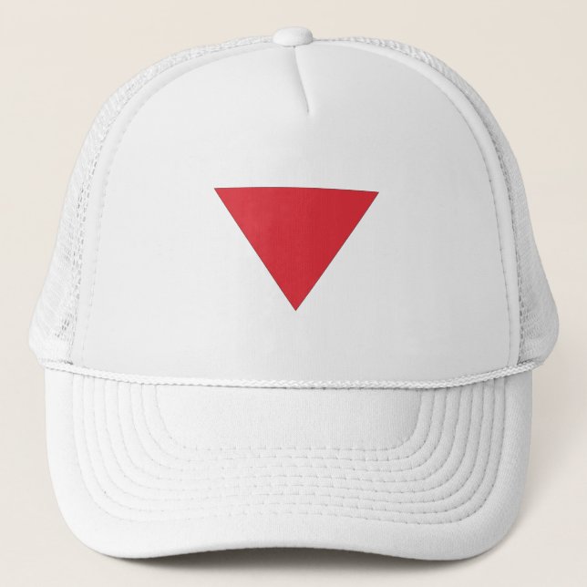 Gorra De Camionero Triángulo rojo invertido (Anverso)
