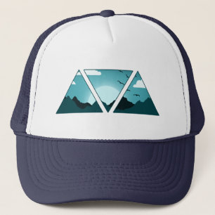 Gorra De Camionero Triángulos de montaña