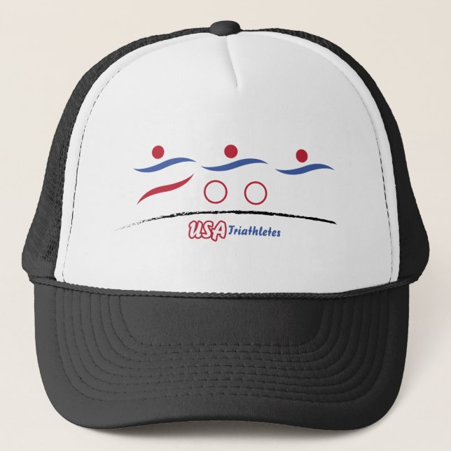 Gorra De Camionero Triatletas de Estados Unidos (Anverso)