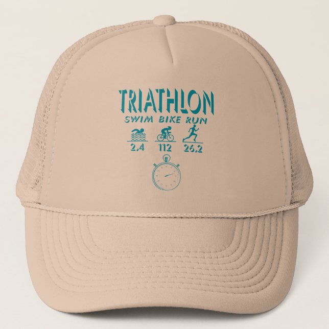 Gorra De Camionero Triatlón (Anverso)