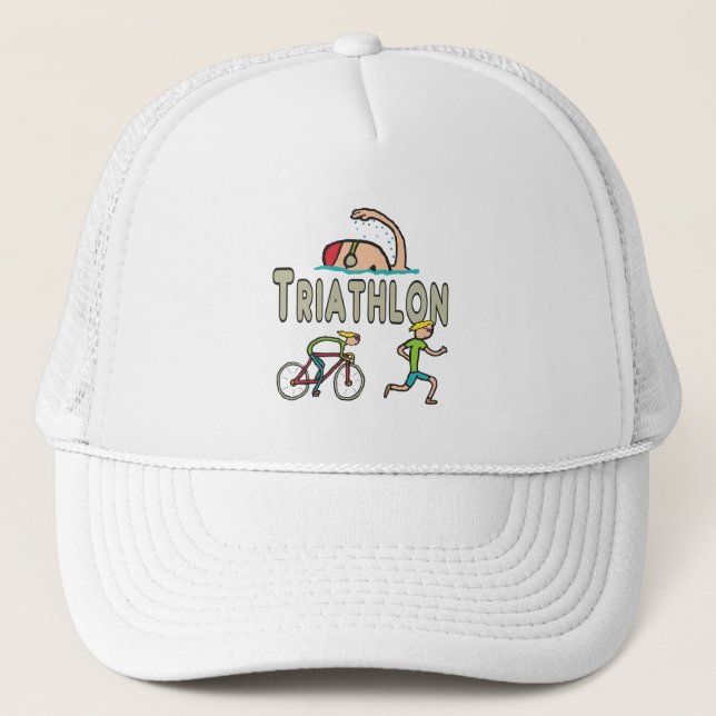 Gorra De Camionero Triatlón (Anverso)