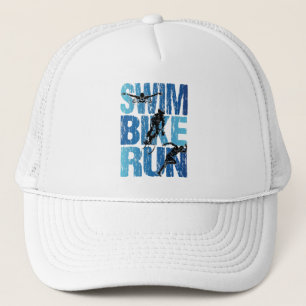 Gorra De Camionero Triatlón - Huida en bicicleta de natación
