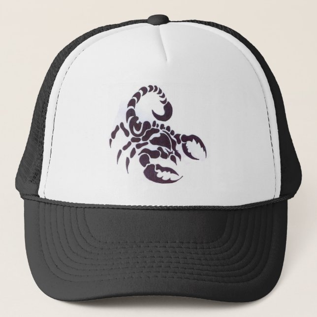 Gorra De Camionero Tribal escorpión (Anverso)