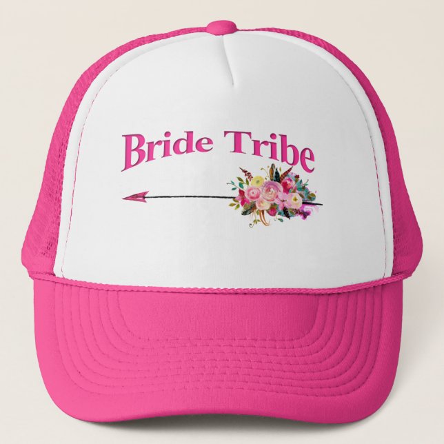 Gorra De Camionero Tribu Boho Bride (Anverso)