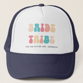 Gorra De Camionero Tribu de Novia Retro Funky Vintage Despedida de So