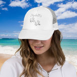 Gorra De Camionero Tribu de novias Bachelorette Bridesmaids<br><div class="desc">Este elegante camionero de la "tribu de la novia" combina perfectamente y coordina su tribu con un toque personal. Ideal para los fines de semana de soltera,  duchas de novias o la mañana del boda. Diseñado por Thisisnotme©</div>