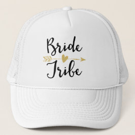 Gorra De Camionero Tribu de novias| Negro y dorado