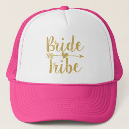 Gorra De Camionero Tribu de novias|Purpurina dorado-Imprimir