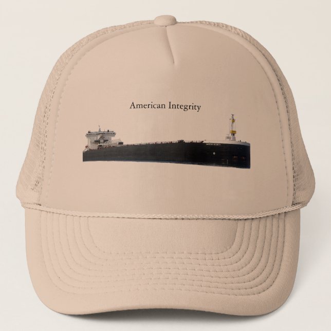 Gorra De Camionero Tributador de Integridad Americana (Anverso)
