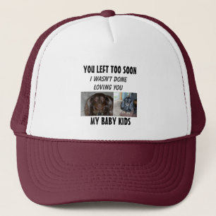 Gorra De Camionero Tributo de dos fotos con mensaje cariñoso