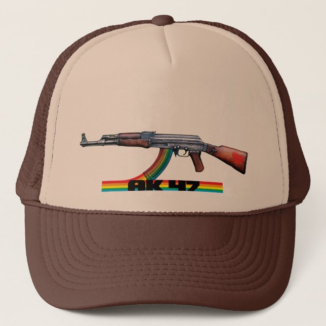 Gorra De Camionero Tributo retro de AK-47 (Anverso)