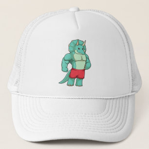 Gorra De Camionero Triceratops como culturista en Bodybuilding
