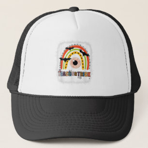 Gorra De Camionero Trick o enseñar disfraz de Halloween para profesor