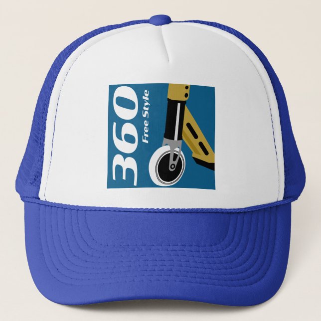 Gorra De Camionero Tricks de Pro Scooter Free Rider  (Anverso)