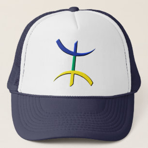 Gorra De Camionero tricolore del aza (kabyle, berbere, amazigh)