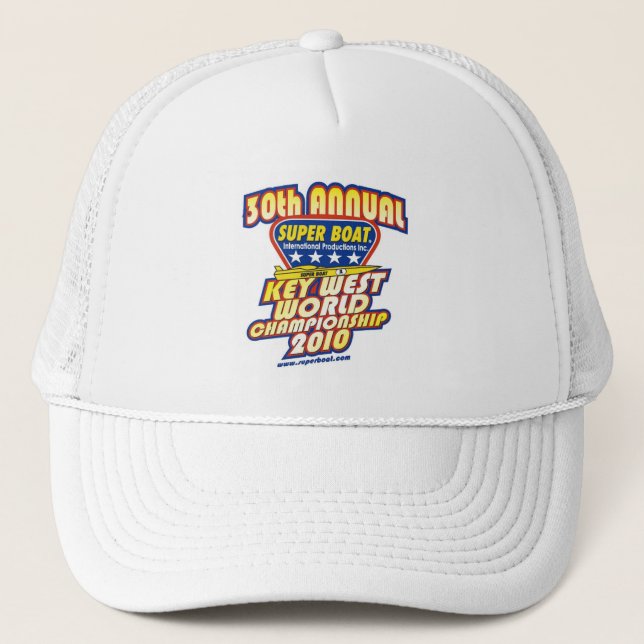 Gorra De Camionero trigésimo Campeonato anual del mundo de Key West (Anverso)