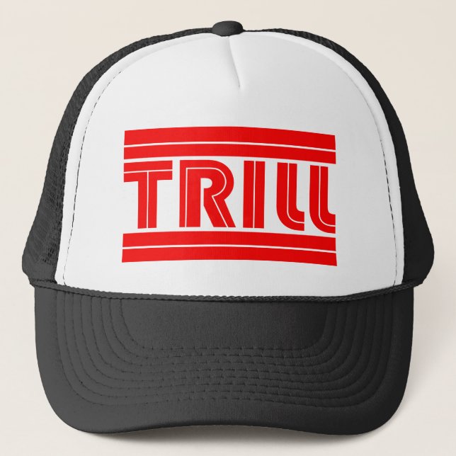 Gorra De Camionero Trill de Hiphop (Anverso)